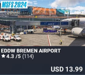 EDDW Bremen Airport by BEAUTIFUL MODEL of the WORLD. USD $13.99