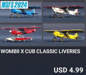 Wombii X Cub Classic liveries by Wombii. USD $4.99