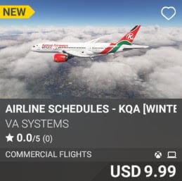 Airline Schedules - KQA [Winter 2024] by VA SYSTEMS. USD $9.99