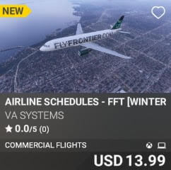 Airline Schedules – FFT [Winter 2024] by VA SYSTEMS. USD $13.99