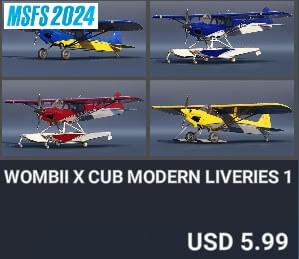 Wombii X Cub Modern liveries 1 by Wombii. USD $5.99