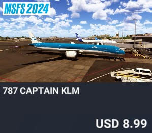 787 Captain KLM by Perfect Flight. USD $8.99