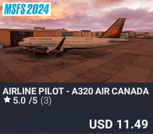 Airline Pilot - A320 Air Canada by Perfect Flight. USD $11.49