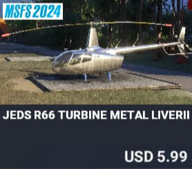 JEDS R66 Turbine Metal Liveries by JED Studio. USD $5.99