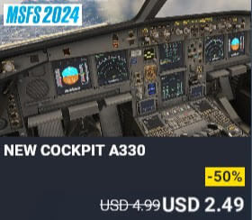NEW COCKPIT A330 by 2PILOT. USD $4.99 (on sale for 2.49)