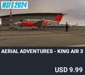 Aerial Adventures - King Air 350 by Perfect Flight. USD $9.99