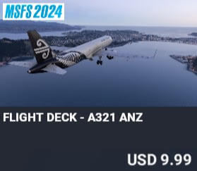 Flight Deck - A321 ANZ by Perfect Flight. USD $9.99