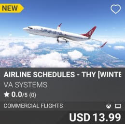 Airline Schedules - THY [Winter 2024] by VA SYSTEMS. USD $13.99