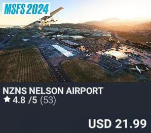 NZNS Nelson Airport by NZA Simulations. USD $21.99