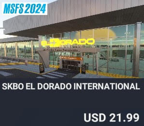 SKBO El Dorado International Airport FS2024 by V Pilot Designs. USD $21.99