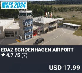 EDAZ Schoenhagen Airport by Aviation-Sim-Design. USD $17.99