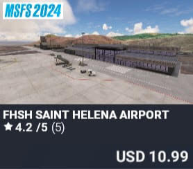 FHSH Saint Helena Airport by NMG Simulations. USD $10.99