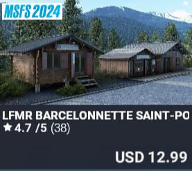 LFMR Barcelonnette Saint-Pons by FSX3D. USD $12.99