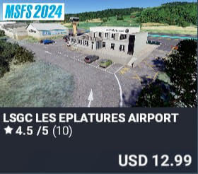 LSGC Les Eplatures Airport by FlyLogic Software. USD $12.99