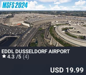 EDDL Dusseldorf Airport by Aerosoft. USD $19.99