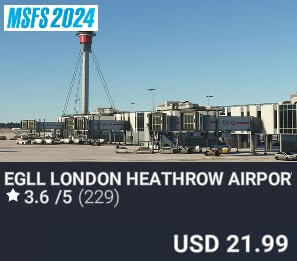 EGLL London Heathrow Airport by iniScene. USD $21.99