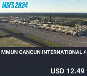 MMUN Cancun International Airport by DXR Simulations. USD $12.49