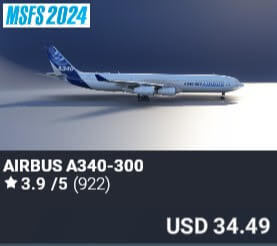 Airbus A340-300 by LVFR. USD $34.49