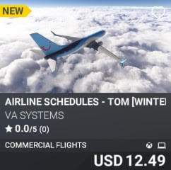 Airline Schedules – TOM [Winter 2024] by VA SYSTEMS. USD $12.49