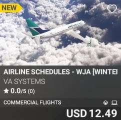 Airline Schedules - WJA [Winter 2024] by VA SYSTEMS. USD $12.49