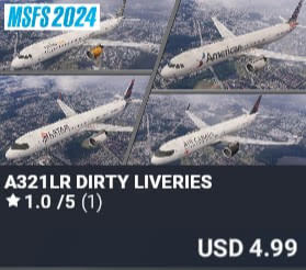A321LR DIRTY LIVERIES by 2PILOT. USD $4.99