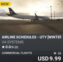 Airline Schedules – UTY [Winter 2024] by VA SYSTEMS. USD $9.99