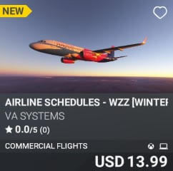 Airline Schedules – WZZ [Winter 2024] by VA SYSTEMS. USD $13.99