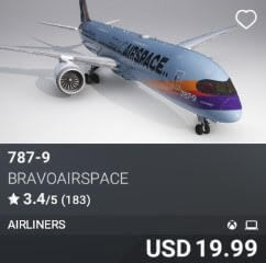 787-9 by BravoAirspace. USD $19.99