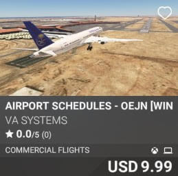 Airport Schedules - OEJN [Winter 2024] by VA SYSTEMS. USD $9.99