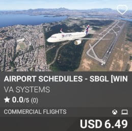 Airport Schedules - SBGL [Winter 2024] by VA SYSTEMS. USD $6.49