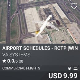 Airport Schedules - RCTP [Winter 2024] by VA SYSTEMS. USD $9.99