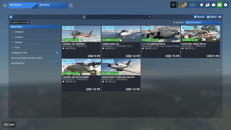 Flight Simulator Rntal July 10th, 2025 Development Update - Microsoft Flight Simulator