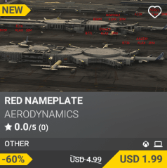 Red Nameplate by aerodynamic on sale for 1.99 USD