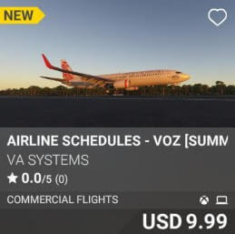 Airline Schedules - VOZ [Summer 2025] by VA SYSTEMS. USD $9.99