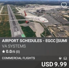 Airport Schedules - EGCC [Summer 2025] by VA SYSTEMS. USD $9.99
