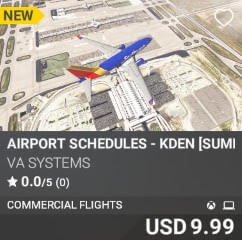 Airport Schedules - KDEN [Summer 2025] by VA SYSTEMS. USD $9.99