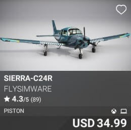 Sierra-C24R by Flysimware. USD $34.99