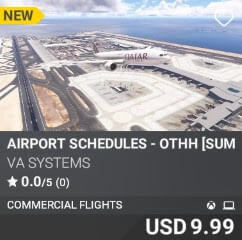 Airport Schedules - OTHH [Summer 2025] by VA SYSTEMS. USD $9.99