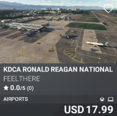 KDCA Ronald Reagan National Airport by FeelThere. USD $17.99