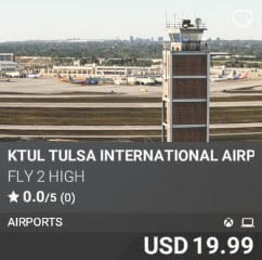 KTUL TULSA INTERNATIONAL AIRPORT by Fly 2 High. USD $19.99