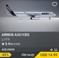 Airbus A321ceo by lvfr. USD $24.99 (on sale for 14.99)