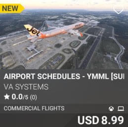 Airport Schedules - YMML [Summer 2025] by VA SYSTEMS. USD $8.99