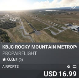 KBJC Rocky Mountain Metropolitan Airport by PropairFlight. USD $16.99