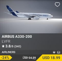Airbus A330-200 by lvfr. USD $24.99 (on sale for 18.99)