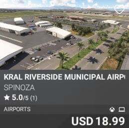 KRAL RIVERSIDE MUNICIPAL AIRPORT by SPINOZA. USD $18.99