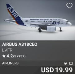 Airbus A318ceo by lvfr. USD $19.99