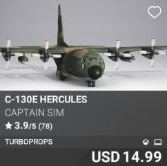 C-130E Hercules by Captain Sim. USD $14.99