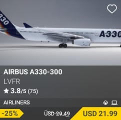 Airbus A330-300 by lvfr. USD $29.49 (on sale for 21.99)