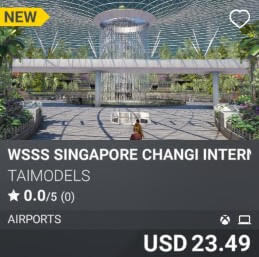WSSS Singapore Changi International Airport by Taimodels. USD $23.49