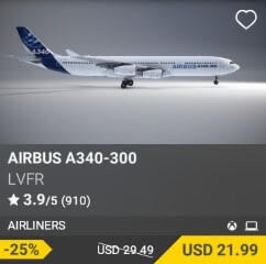 Airbus A340-300 by lvfr. USD $29.49 (on sale for 21.99)